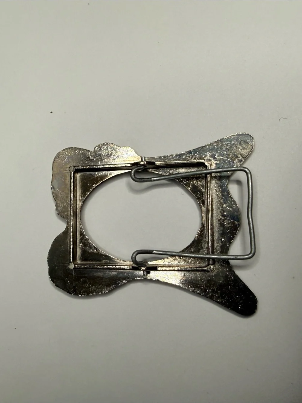 VTG Mini Ornate Silver Tone Decorative Frame Stand